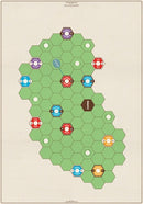 Age of Steam Deluxe: Hungary & Finland Map