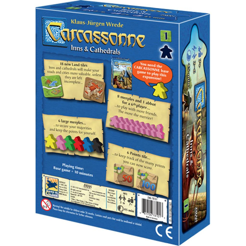 Carcassonne: Expansion 1 - Inns & Cathedrals (SEE LOW PRICE AT CHECKOUT)