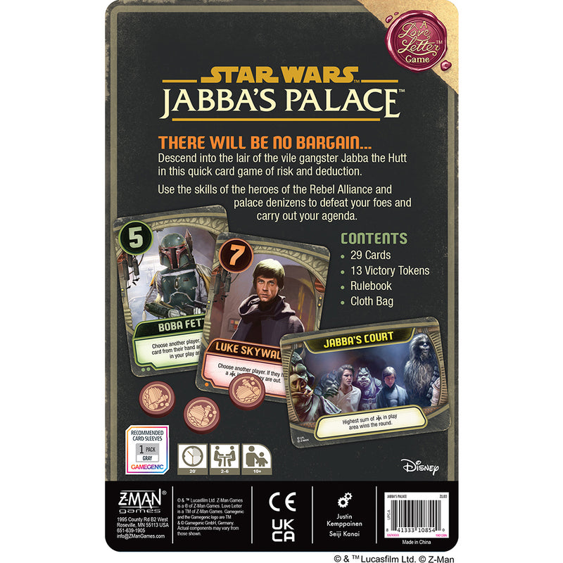 Jabba's Palace: A Love Letter Game (SEE LOW PRICE AT CHECKOUT)