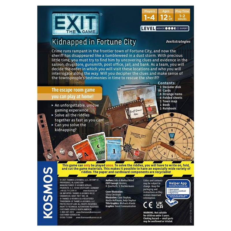 EXIT: Kidnapped in Fortune City (SEE LOW PRICE AT CHECKOUT)