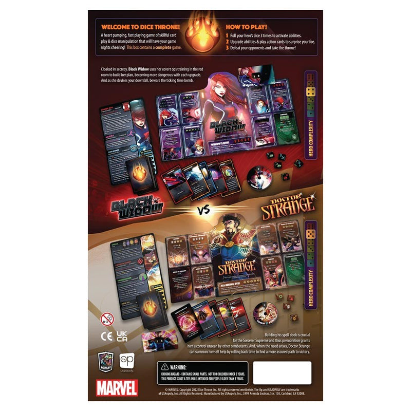 Marvel Dice Throne: 2-Hero Box - Black Widow & Doctor Strange (SEE LOW PRICE AT CHECKOUT)