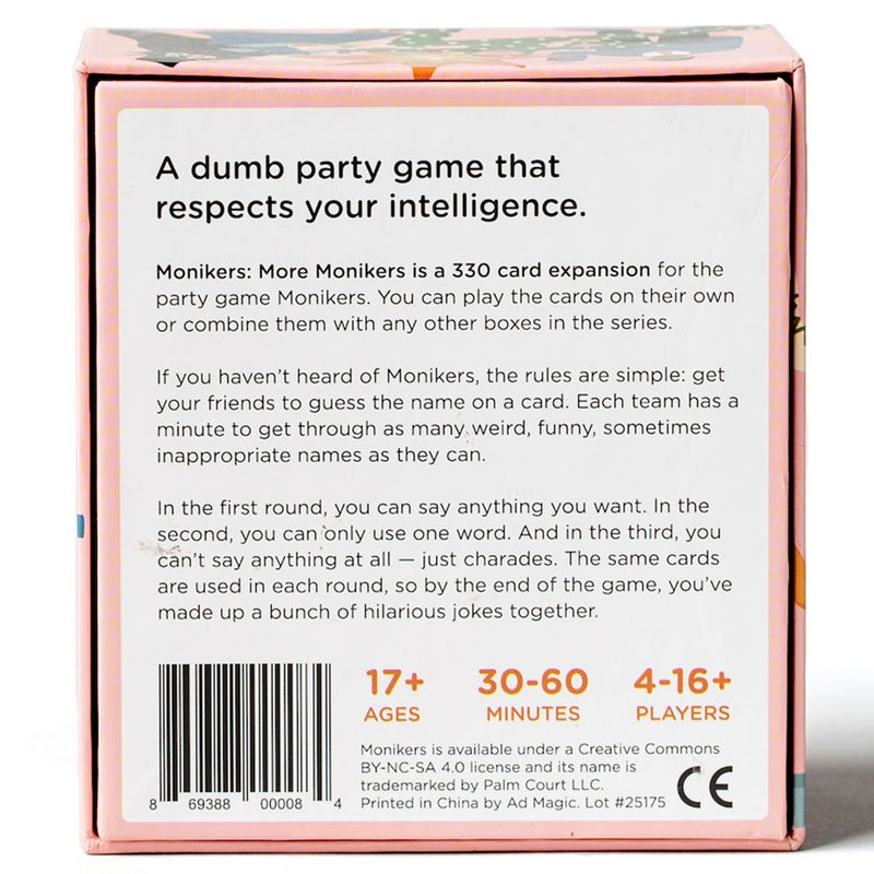 Monikers: More Monikers Expansion (SEE LOW PRICE AT CHECKOUT)