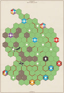 Age of Steam Deluxe: New England/Pittsburgh & Switzerland Map