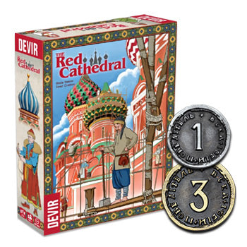 Red Cathedral Metal Coin Set