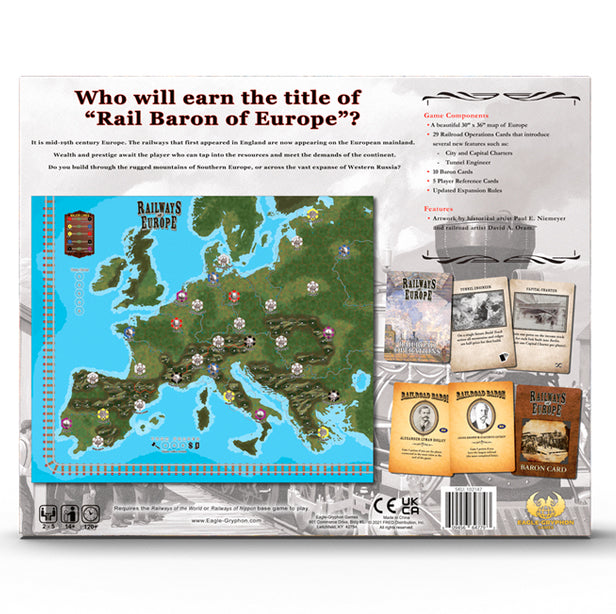 Railways of Europe (2017 Edition) (SEE LOW PRICE AT CHECKOUT)