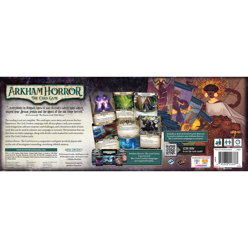 Arkham Horror LCG: Return to the Circle Undone (SEE LOW PRICE AT CHECKOUT)