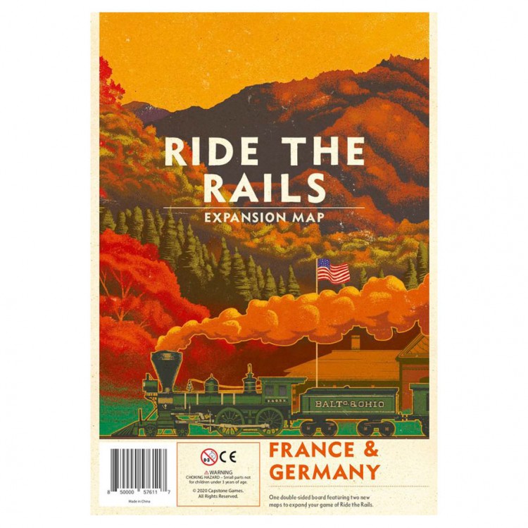 Ride the Rails: France and Germany Expansion Map (SEE LOW PRICE AT CHECKOUT)