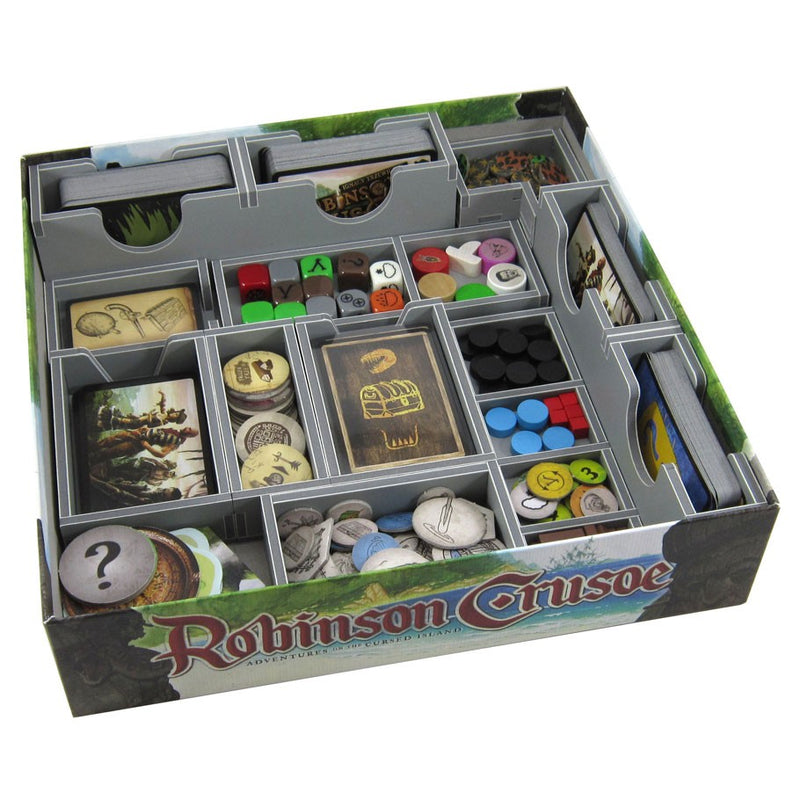 Box Insert: Robinson Crusoe 2nd Edition & Expansion