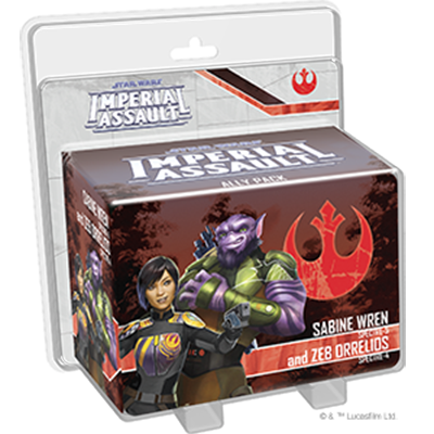 Star Wars Imperial Assault: Sabine Wren & Zeb Orrelios Ally Pack (SEE LOW PRICE AT CHECKOUT)