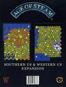 Age of Steam: Southern US & Western US Map
