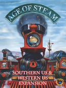 Age of Steam: Southern US & Western US Map
