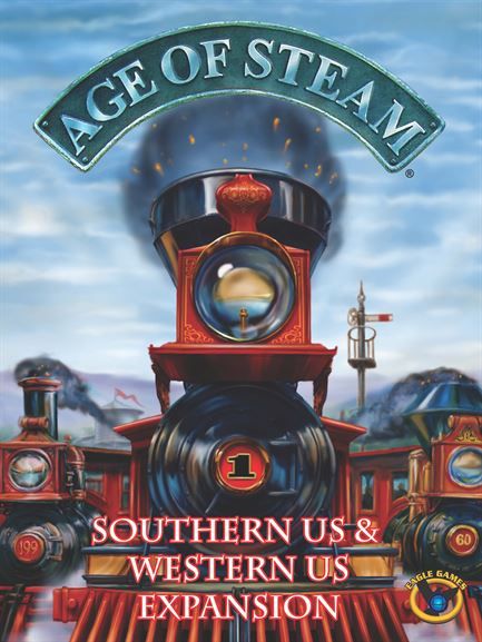 Age of Steam: Southern US & Western US Map (SEE LOW PRICE AT CHECKOUT)