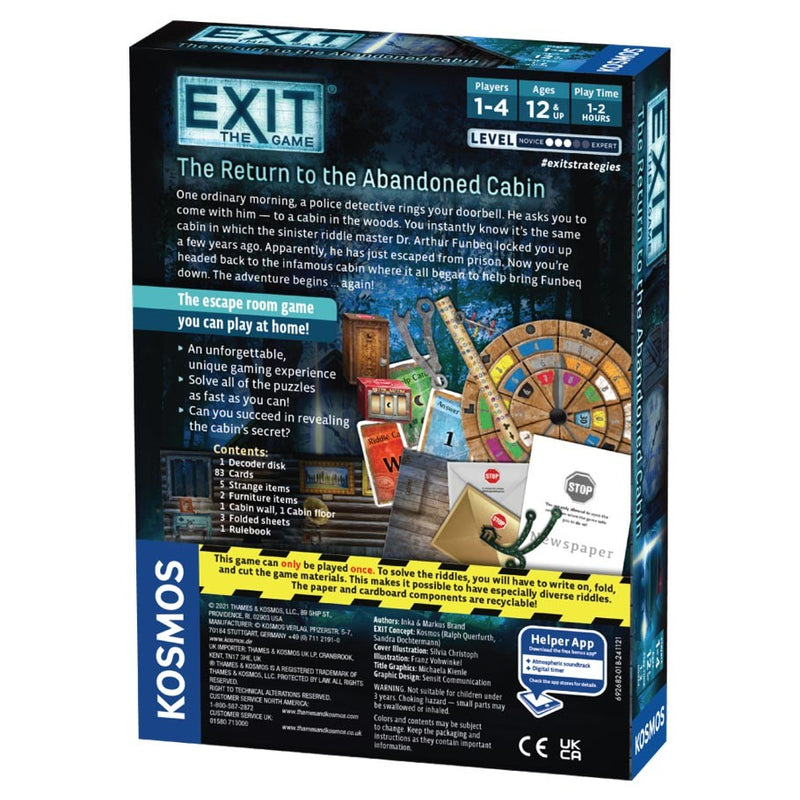 EXIT: The Return to the Abandoned Cabin (SEE LOW PRICE AT CHECKOUT)