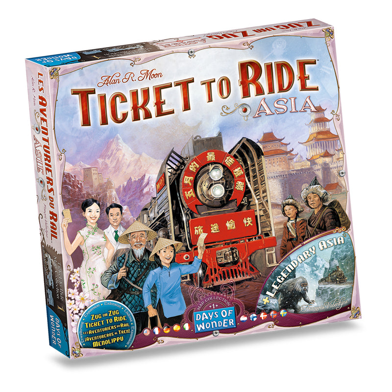 Ticket to Ride: Asia / Legendary Asia Map (SEE LOW PRICE AT CHECKOUT)