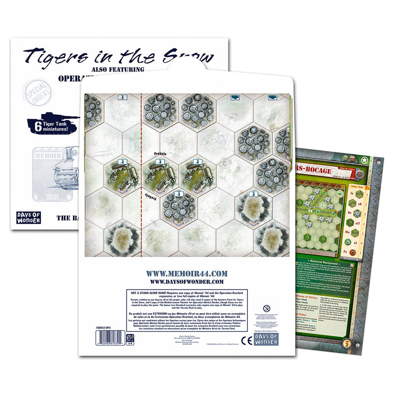 Memoir '44: Battlemap - Tigers in the Snow (SEE LOW PRICE AT CHECKOUT)