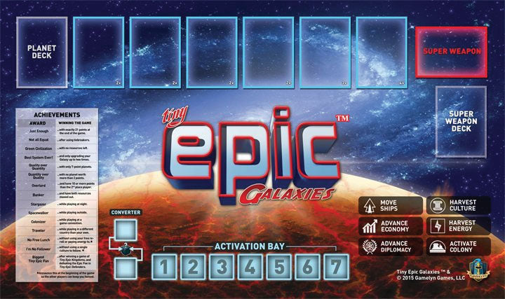 Tiny Epic Galaxies: Game Mat (SEE LOW PRICE AT CHECKOUT)