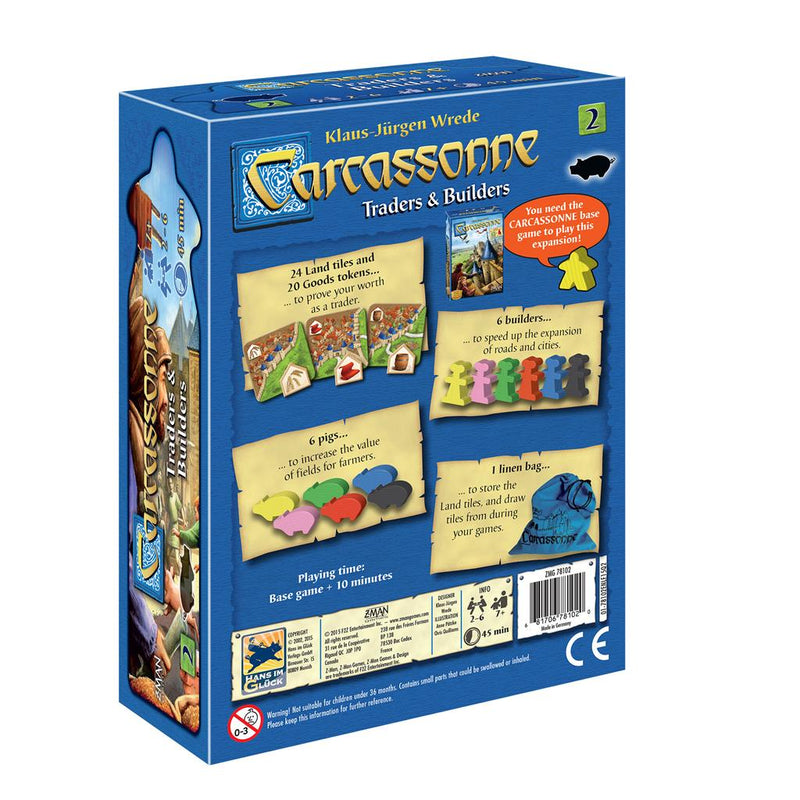 Carcassonne: Expansion 2 - Traders & Builders (SEE LOW PRICE AT CHECKOUT)
