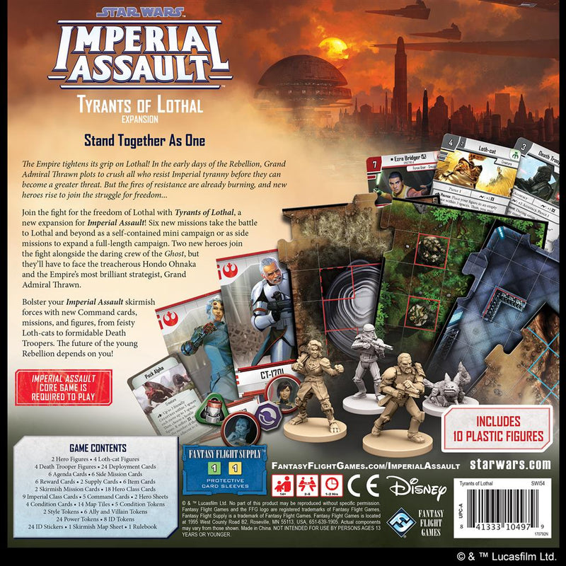 Star Wars Imperial Assault: Tyrants of Lothal Expansion (SEE LOW PRICE AT CHECKOUT)
