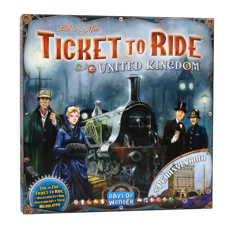 Ticket to Ride: United Kingdom / Pennsylvania Map (SEE LOW PRICE AT CHECKOUT)