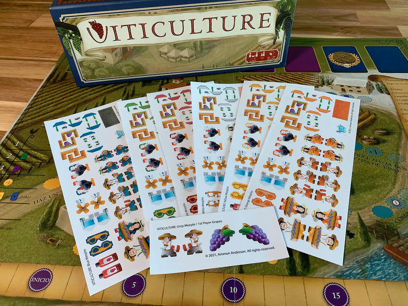 Viticulture + Tuscany Expansion Sticker Upgrade Kit