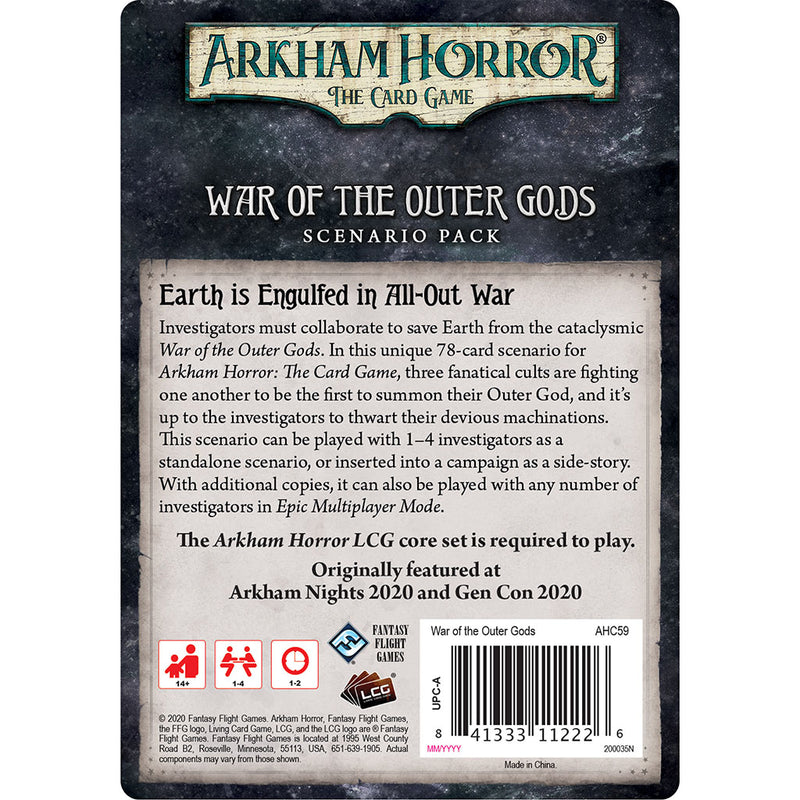 Arkham Horror LCG: War of the Outer Gods (SEE LOW PRICE AT CHECKOUT)