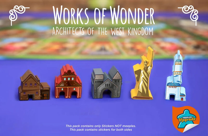Architects of the West Kingdom: Works of Wonder Sticker Upgrade Kit